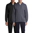 thumbnail image 1 of Gildan Men's Heavy Blend Fleece Zip Hooded Sweatshirt, 2-Pack, 1 of 11