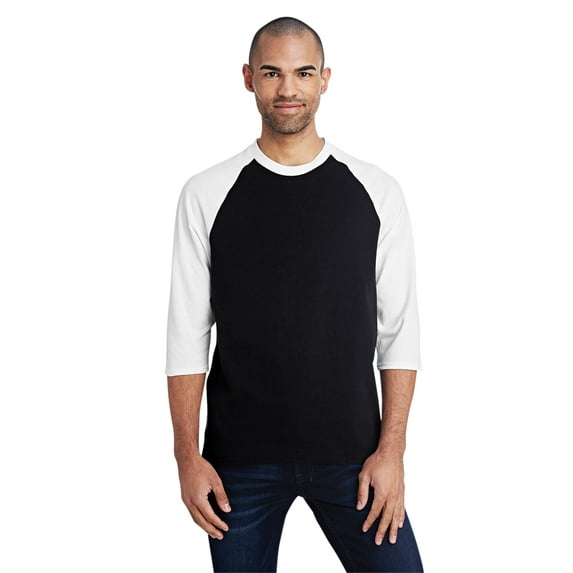 Gildan Men's Heavy Cotton™ 5.3 oz 3/4-Raglan Sleeve T-Shirt - G570
