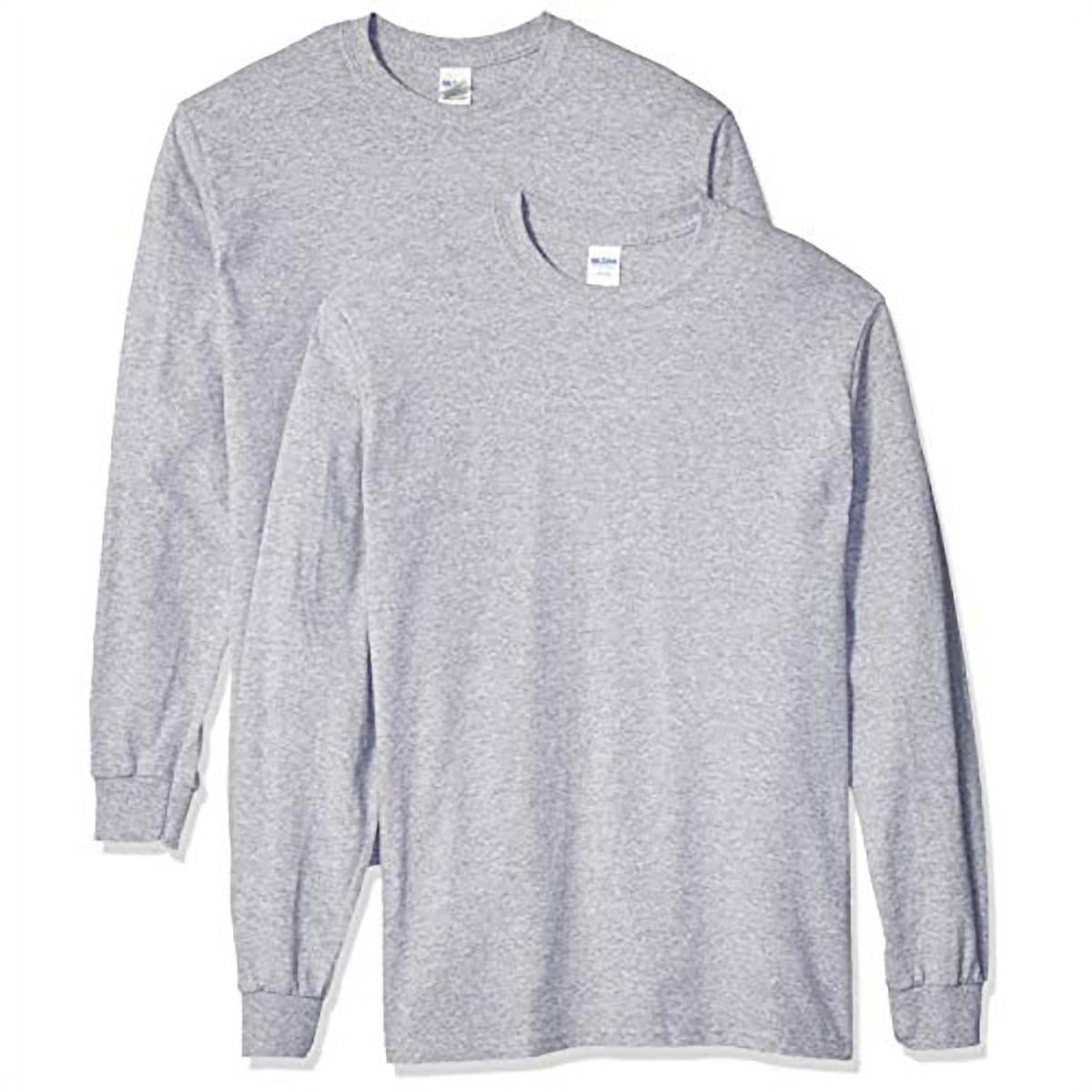 Gildan Men's Heavy Cotton Long Sleeve T-Shirt - G540 (Pack Of 2 ...