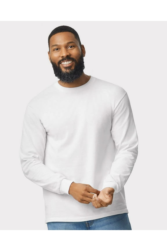 Men's Heavy Cotton Long Sleeve T-Shirt