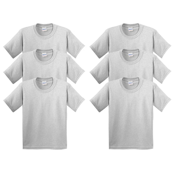 Gildan Men's Heavy Cotton T-Shirt - 5000 (Pack Of 6)