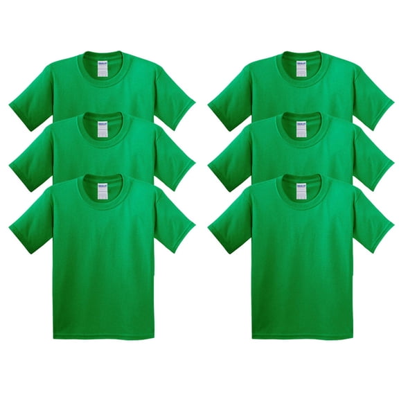 Gildan Men's Heavy Cotton T-Shirt - 5000 (Pack Of 6)