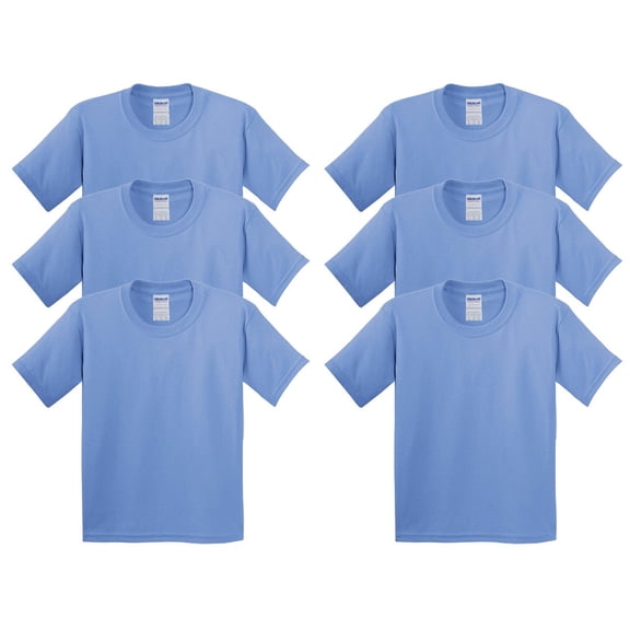 Gildan Men's Heavy Cotton T-Shirt - 5000 (Pack Of 6)