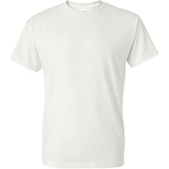 Gildan Men's Heavy Cotton T-Shirt, Style G5000, 1-pack, 2-pack, 3-pack, White