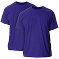 thumbnail image 1 of Gildan Men's Heavy Cotton T-Shirt, Style G5000, 2-Pack, Purple, Large, 1 of 4