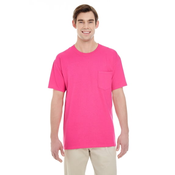 Gildan - Heavy Cotton Pocket T-Shirt - 5300, S, HELICONIA