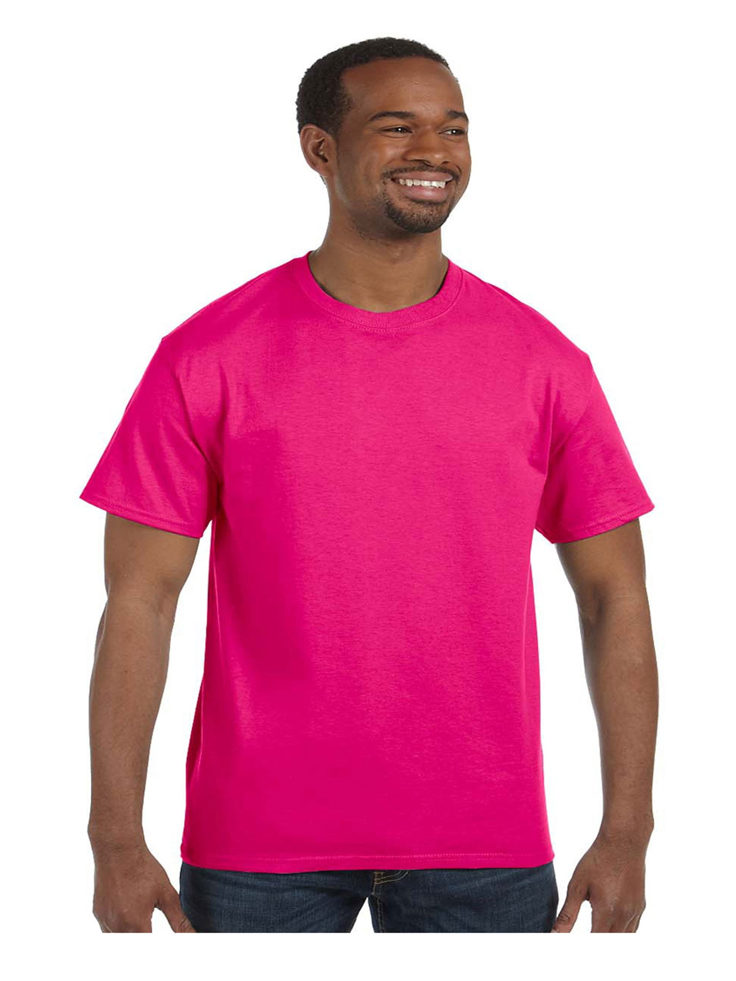 Gildan Men's Heavy Cotton T-Shirt - Taped Neck & Shoulders, Double-Stitched (Multiple Colors)
