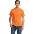 thumbnail image 1 of Gildan Men's Hi Vis Safety Orange T Shirt, High Visibility Short Sleeve Reflective Workwear Tee,  3XL, 1 of 4