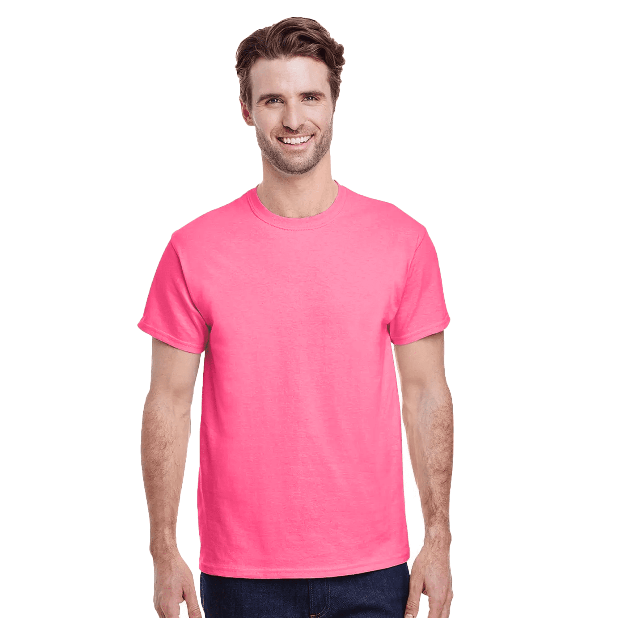 Gildan Men's High Visibility T-Shirt, Safety Construction Workwear