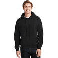 thumbnail image 1 of Gildan Men's Hooded Sweatshirt Black with Pocket, Size-S - Fleece Cozy Heavy Blend 50/50 Cotton/Polyester | Casual Hoodie, 8 oz, 1 of 6