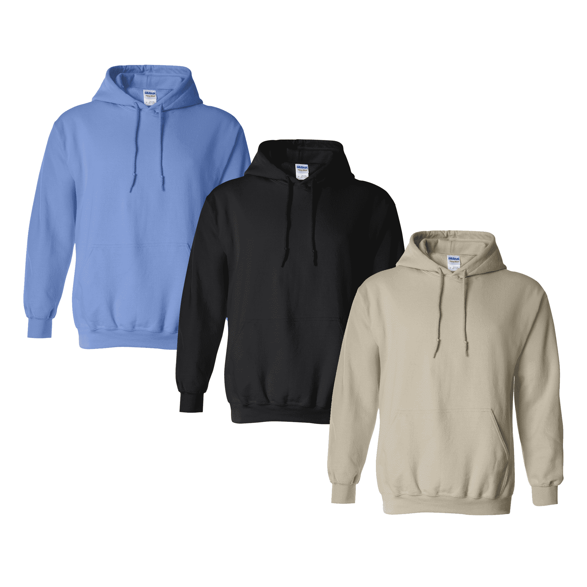 Gildan Men's Hooded Sweatshirt, Heavy Blend, Long Sleeve Fleece