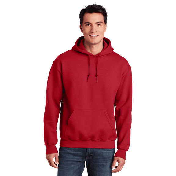 Gildan Men's Hoodie, DryBlend Casual Sweatshirt, Soft Cotton-Poly, Pouch Pocket, Red, 2XL