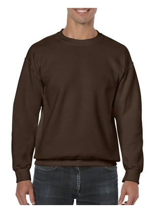 Buy Men's Solid Crew Neck Sweatshirt with Long Sleeves Online