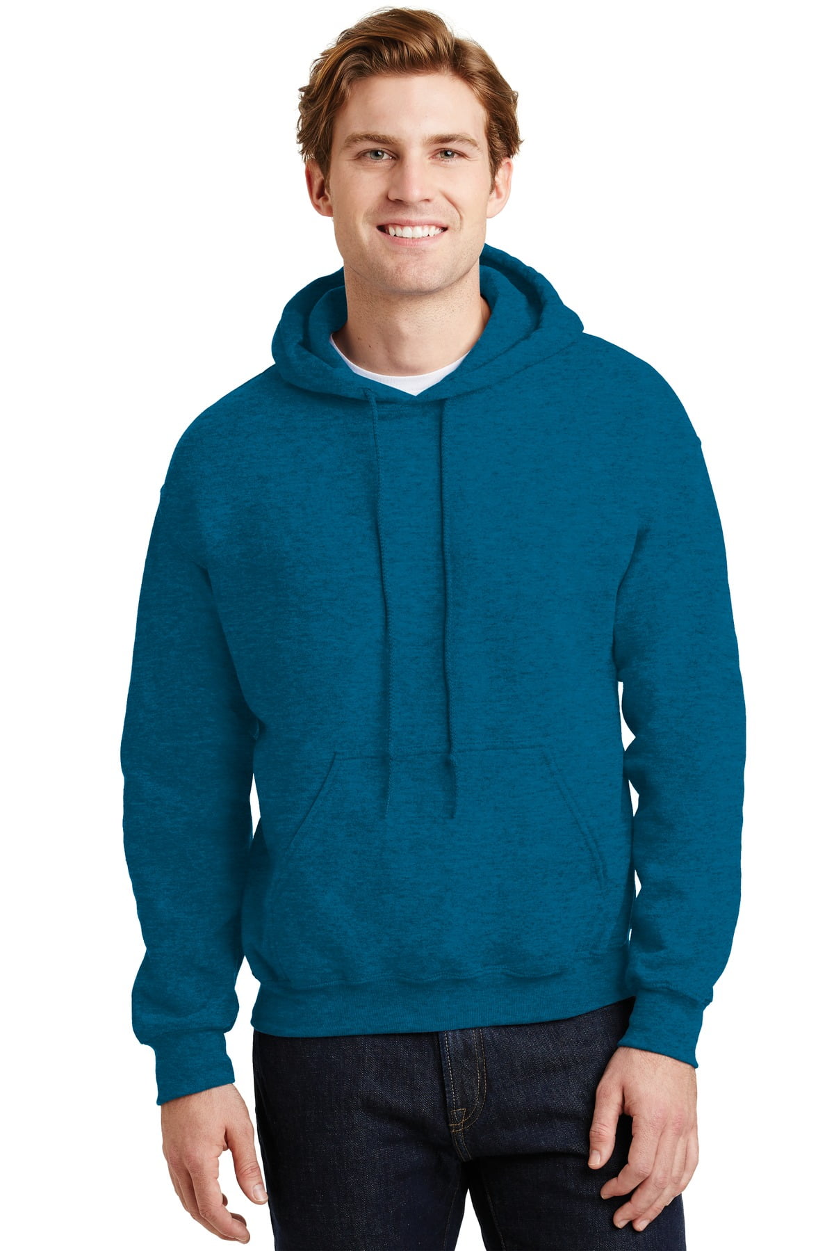 Gildan Men s Long Sleeve Front Pouch Pocket Hooded Sweatshirt 18500