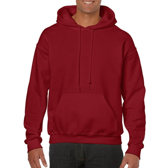 Gildan Men s Long Sleeve Front Pouch Pocket Hooded Sweatshirt 18500
