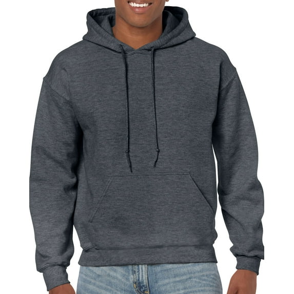 Gildan Men s Long Sleeve Front Pouch Pocket Hooded Sweatshirt 18500