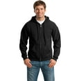 thumbnail image 1 of Gildan Men's Long Sleeve Full-Zip Hooded Sweatshirt. 18600, 1 of 3