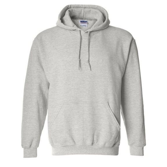 Gildan Men's Long Sleeve Heavy Blend Front Pocket Pullover Hoodie Ash Grey 2XL