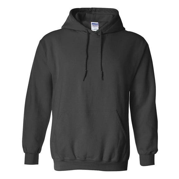 Gildan Men's Long Sleeve Heavy Blend Front Pocket Pullover Hoodie Black 2XL