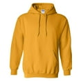 thumbnail image 1 of Gildan Men's Long Sleeve Heavy Blend Front Pocket Pullover Hoodie Gold XL, 1 of 12