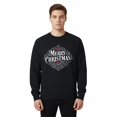 thumbnail image 1 of Gildan Men's Merry Christmas Crewneck Sweatshirt, Christmas Funny Graphic Printed Shirt, Black, S, 1 of 5