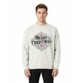 thumbnail image 1 of Gildan Men's Merry Christmas Crewneck Sweatshirt, Christmas Funny Graphic Printed Shirt, White, S, 1 of 5