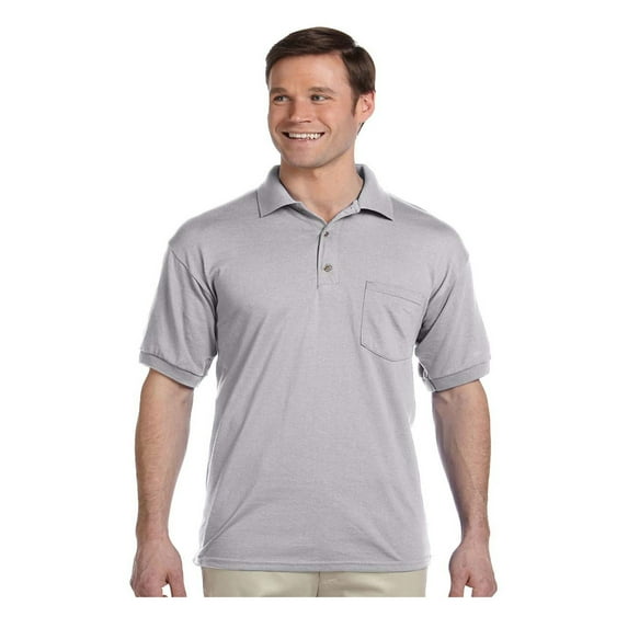 Gildan Men's Moisture Wicking Pocket Jersey Polo Shirt, Style G8900