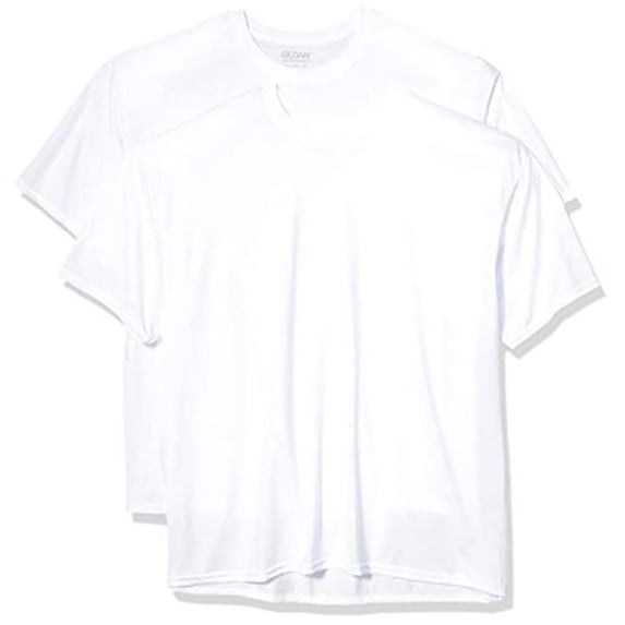 Gildan Men's Moisture Wicking Polyester Performance T-Shirt G420 (Pack Of 2)