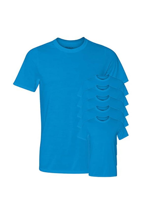 Men's Moisture Wicking Polyester Performance T-Shirt G420 (Pack Of 6)