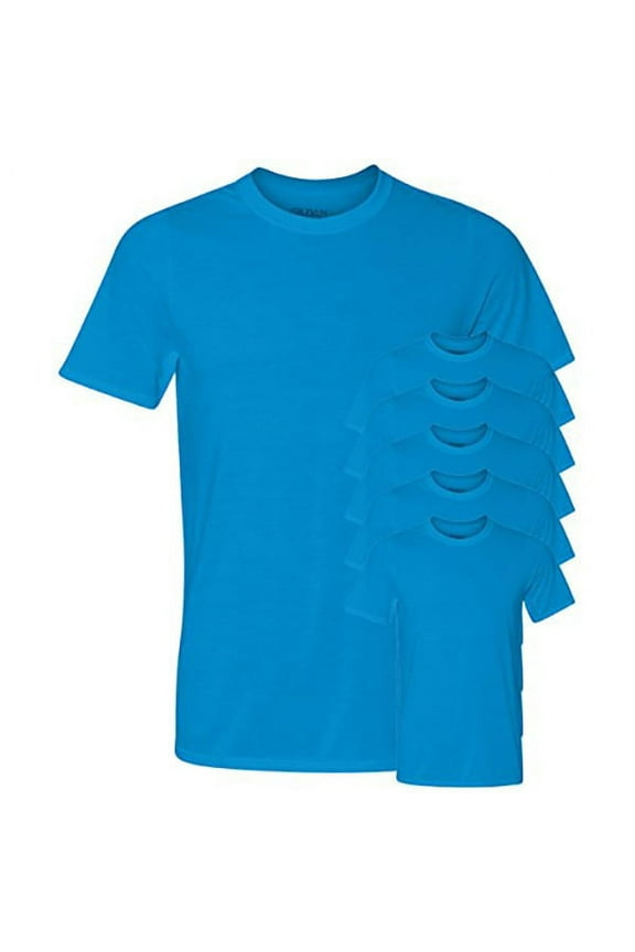 Men's Moisture Wicking Polyester Performance T-Shirt - G420 (Pack Of 6)