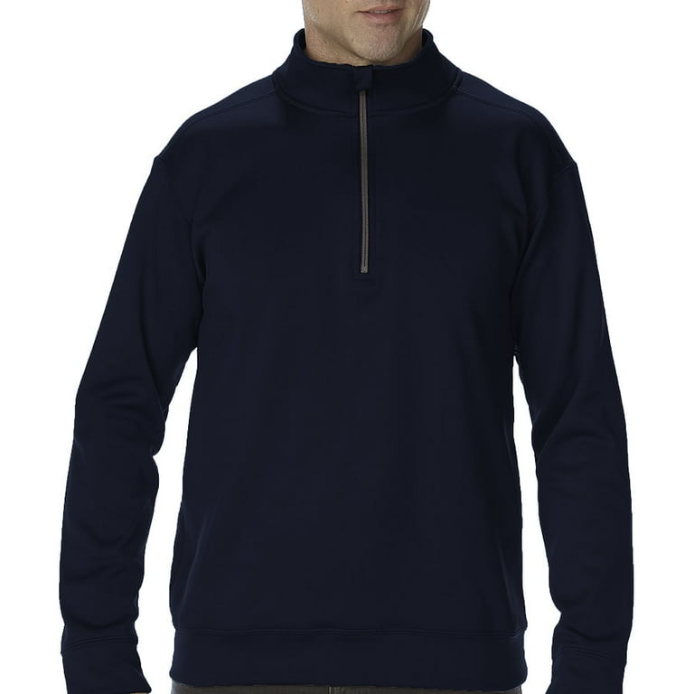 Gildan Men s Performance 7 oz. Tech Quarter Zip Sweatshirt G998 Walmart