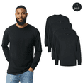 thumbnail image 1 of Gildan Men’s Pocket T-Shirt, Crewneck 100% Cotton Black Pocket Tee, 4 Pack Casual Shirt, 3XL, 1 of 5