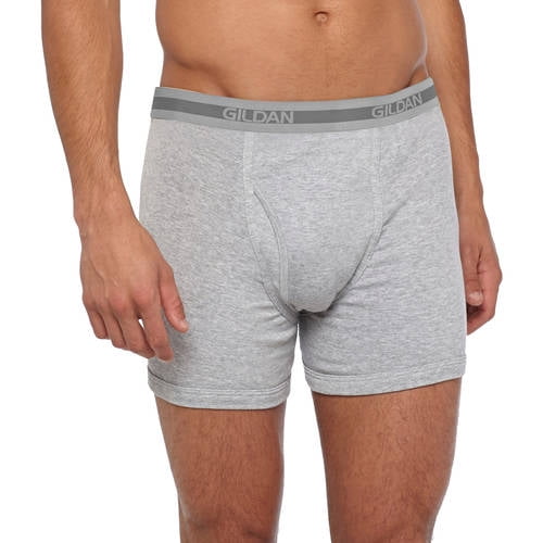 Gildan Men's Premium Cotton Tagless Boxer Brief, 5Pack