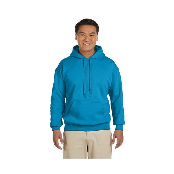 Gildan Men's Rib Knit Pouch Pocket Hooded Sweatshirt, Style G18500