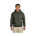 thumbnail image 1 of Gildan Men's Rib Knit Pouch Pocket Hooded Sweatshirt, Style G18500, 1 of 1