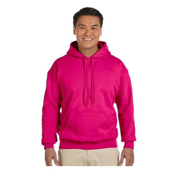 Gildan Men's Rib Knit Pouch Pocket Hooded Sweatshirt, Style G18500