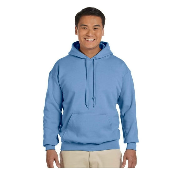 Gildan Men's Rib Knit Pouch Pocket Hooded Sweatshirt, Style G18500