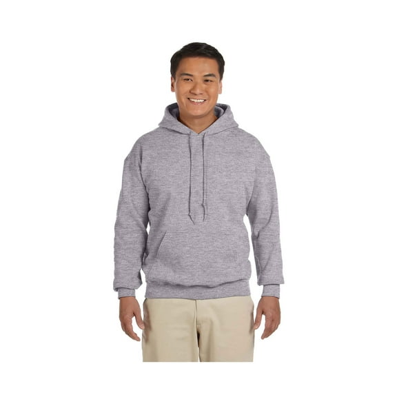 Gildan Men's Rib Knit Pouch Pocket Hooded Sweatshirt, Style G18500