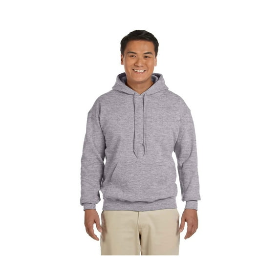Gildan Men's Rib Knit Pouch Pocket Hooded Sweatshirt, Style G18500