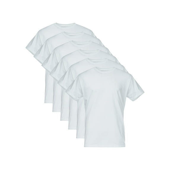 Gildan Men's Softstyle Crew Neck Tees, 6-Pack, Sizes S-2X