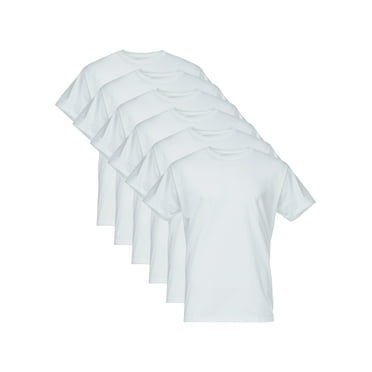 Gildan Men's SoftStyle Crew Neck Tees, 6-Pack, Sizes S-2X