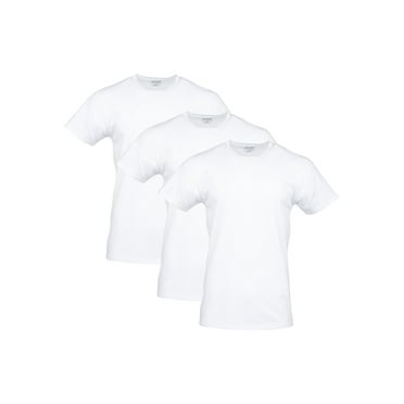 Gildan Men's Short Sleeve Cotton Stretch Crew T-Shirts up to 2XL, 3-Pack