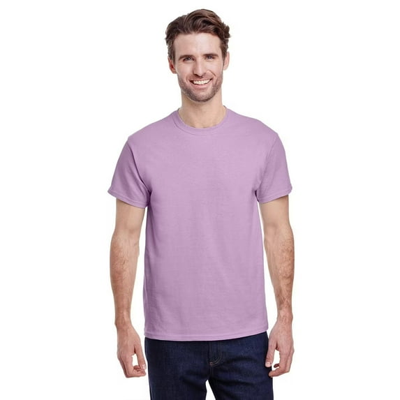 Gildan Men’s Short Sleeve Crew T-Shirt of 100 Ultra Cotton - Soft, Classic Fit Tee - Orchid, XL