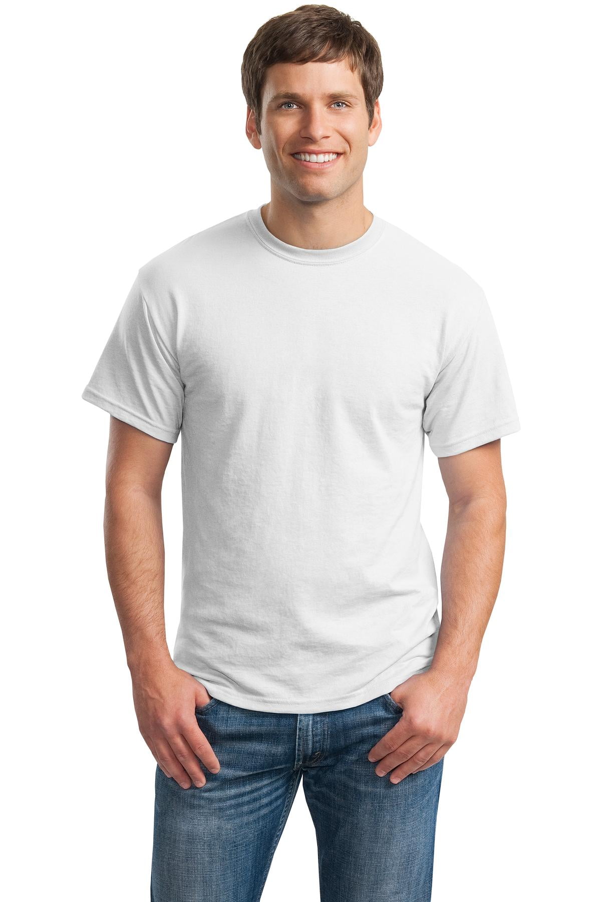 Gildan Men's Short Sleeve DryBlend 50 Cotton/50 Poly T-Shirt - 8000 ...