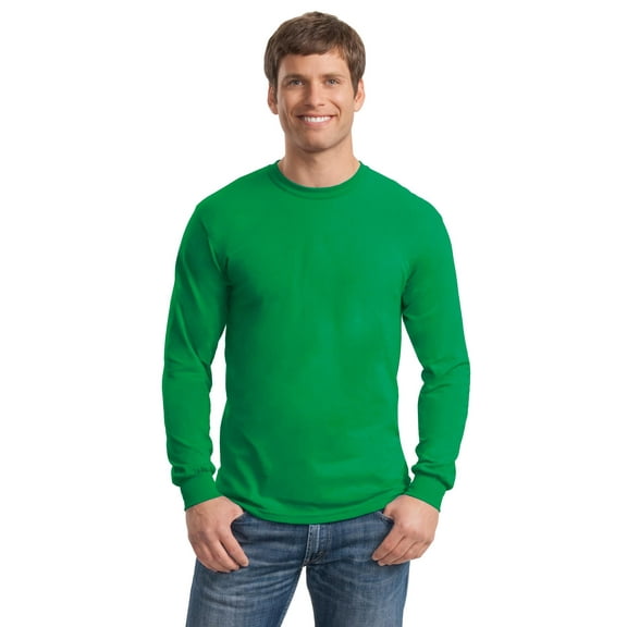 Gildan Men's Short Sleeve Heavy Cotton 100% Cotton Long Sleeve T-Shirt - 5400