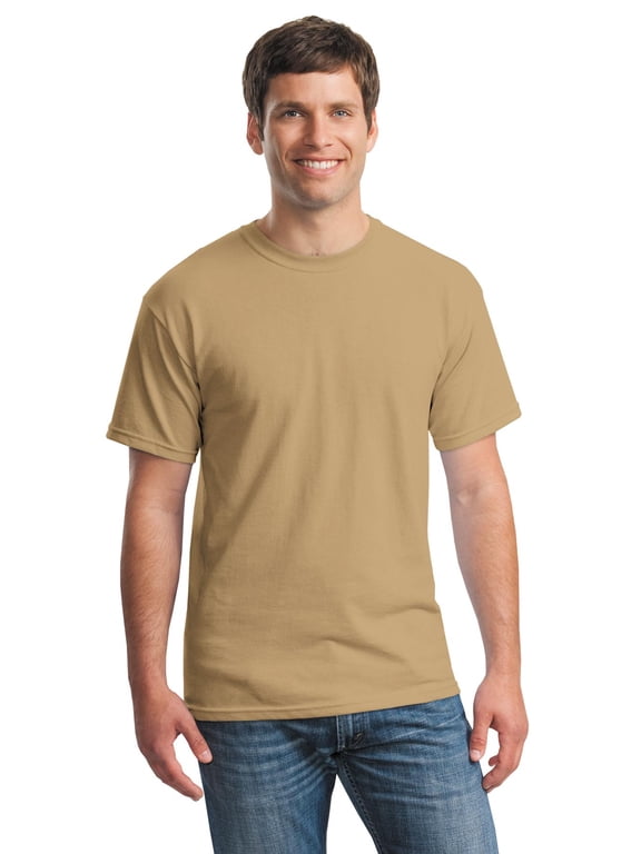 Men's Short Sleeve Heavy Cotton 100% Cotton T-Shirt - 5000