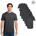 thumbnail image 1 of Gildan Men's Short Sleeve T-Shirt, Breathable Classic Fit Pitch Black Mist Tee, 6 Pack, Size S, 1 of 5