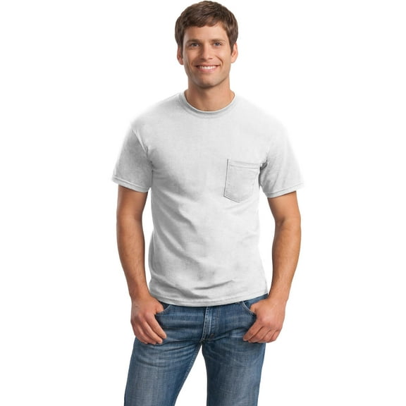 Gildan Men's Short Sleeve T-Shirt With Pocket . 8300