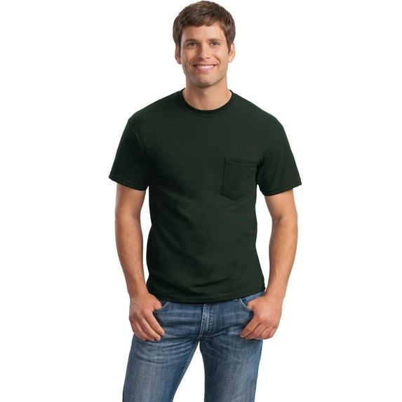 Gildan Men's Short Sleeve T-Shirt With Pocket . 8300