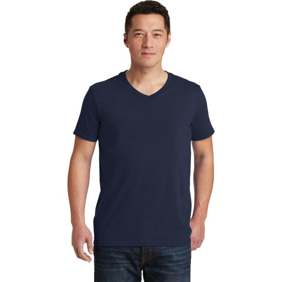 Gildan Men's Short Sleeve V-Neck T-Shirt. 64V00